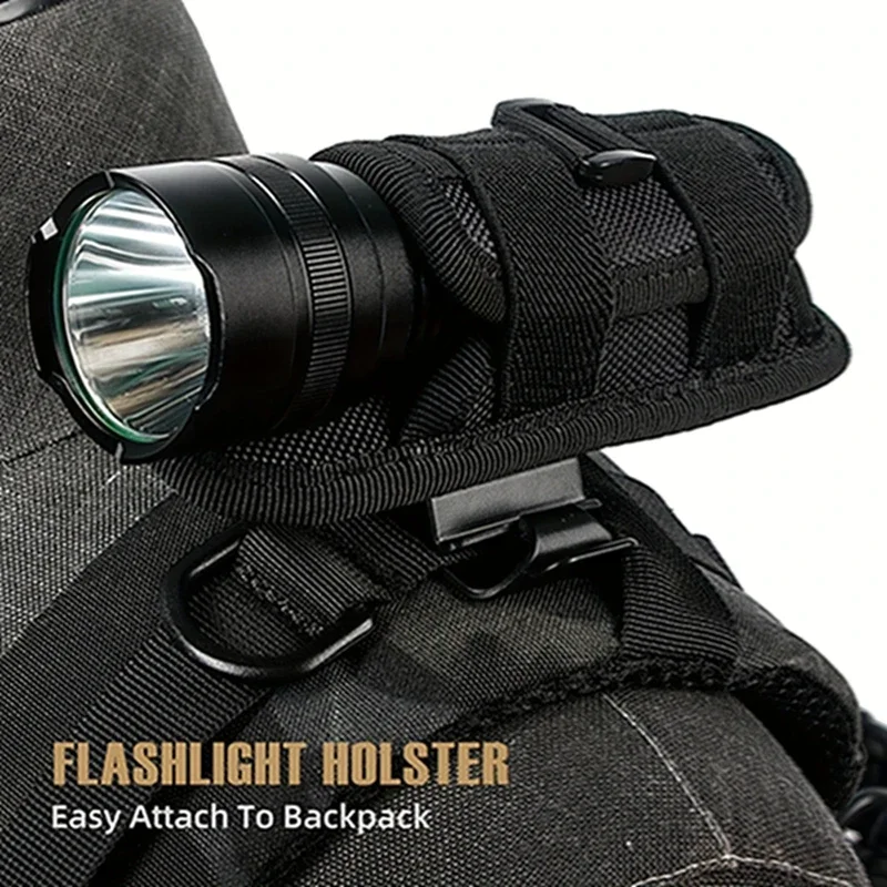 Outdoor Hunting Lights - Funda táctica para linterna, funda de