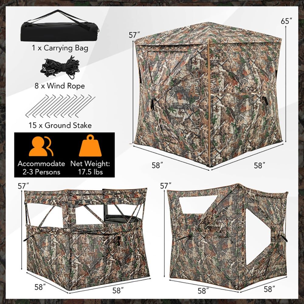 Hunting & Outdoor Supplies Carterton Reviews - Refugio de Caza Desmontable 5 en