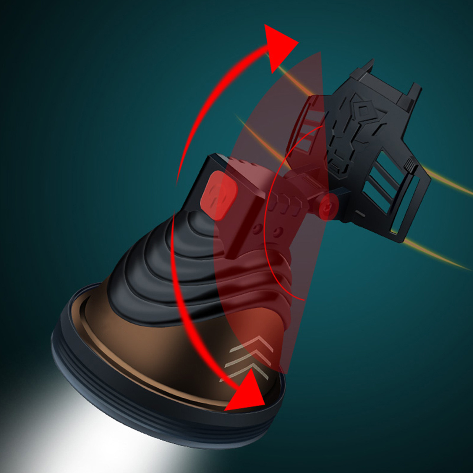 Outdoor Hunting Vehicle - Linterna Frontal Recargable con Sensor, Portátil,