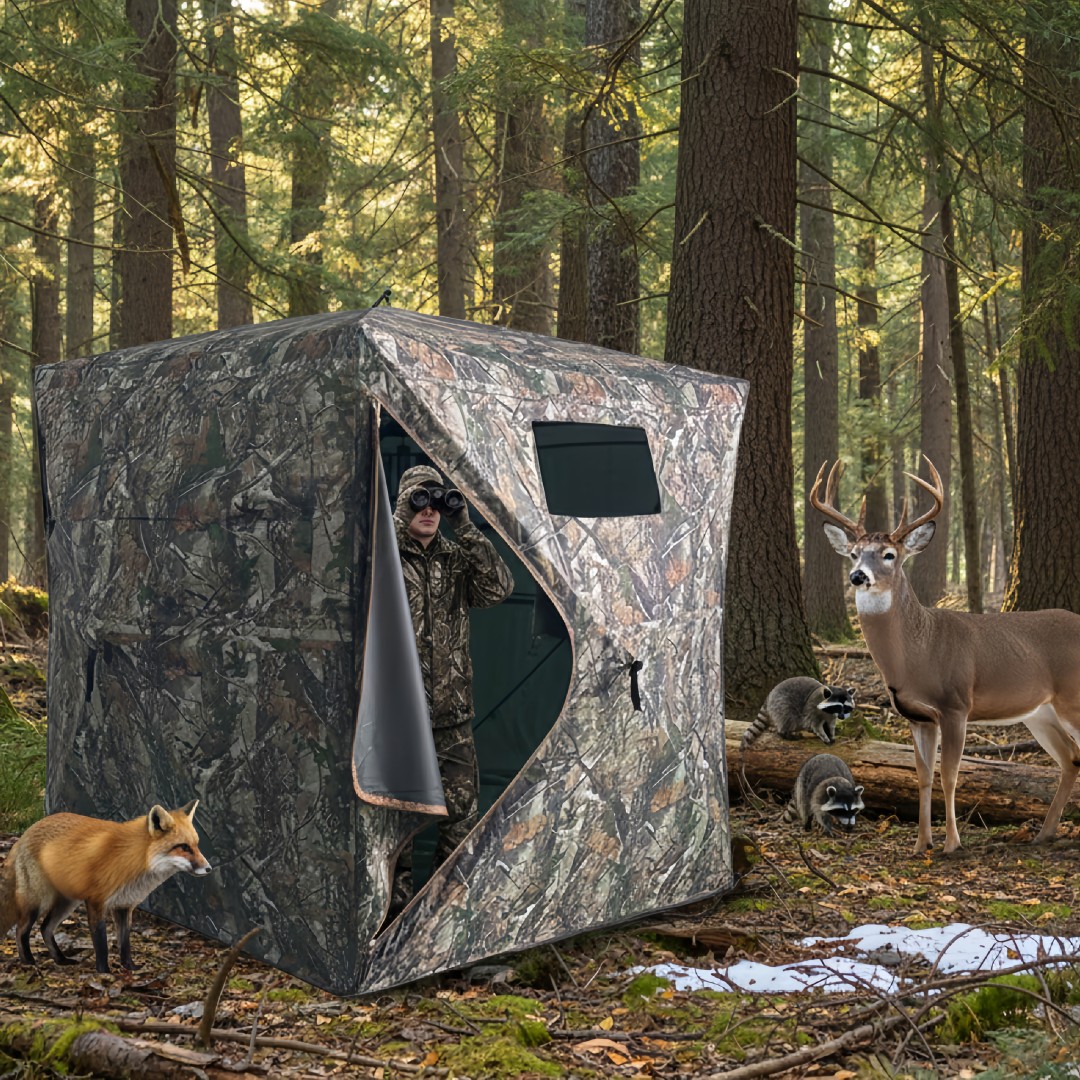 Hunting & Outdoor Supplies Carterton Reviews - Refugio de Caza Plegable con Camuflaje,