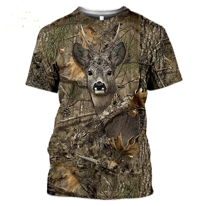 Wildman Hunting & Outdoor Reviews - Camiseta 3D de Camuflaje de Jabalí