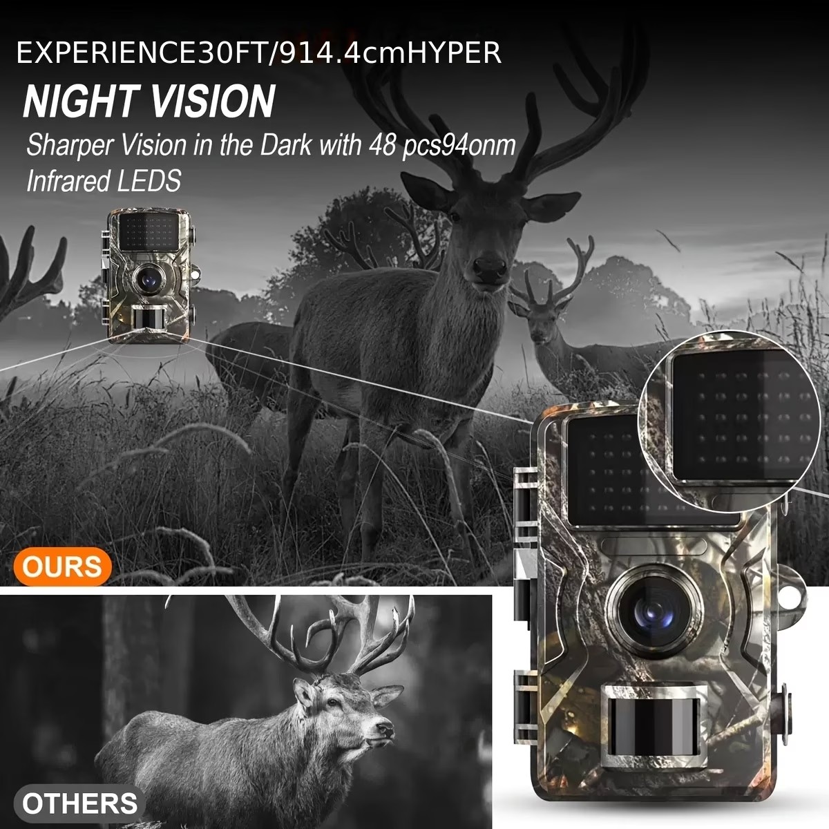 Cámara de rastreo para caza al - Outdoor Hunting Camera Wireless reseña y precio