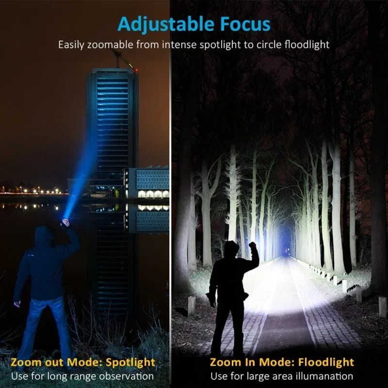 Linterna de mano recargable T6 - Outdoor Hunting Lights reseña y precio