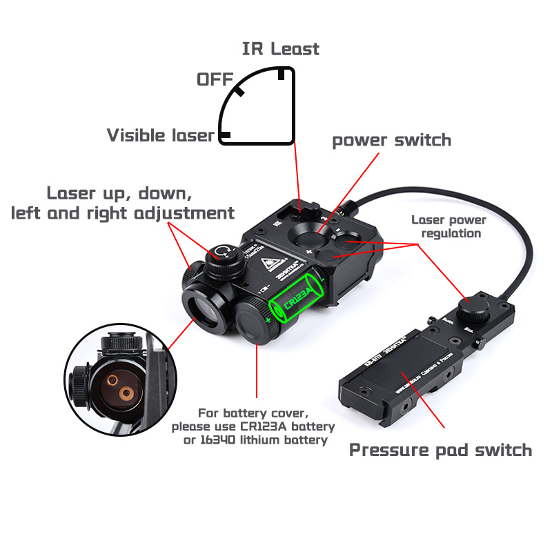 WADSN PERST 4 linterna luz de  - Outdoor Hunting Lights reseña y precio