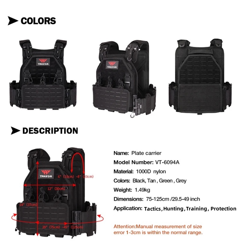 Chaleco Táctico YAKEDA 6094, D - Outdoor Hunting Lights reseña y precio