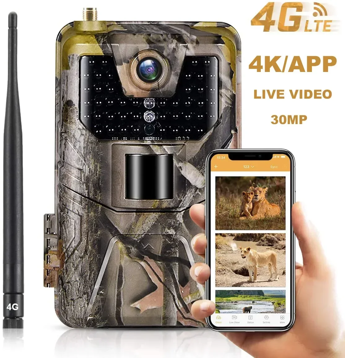 HC-900Pro 36MP fotos 4K vídeos - Outdoor Hunting Camera Wireless reseña y precio