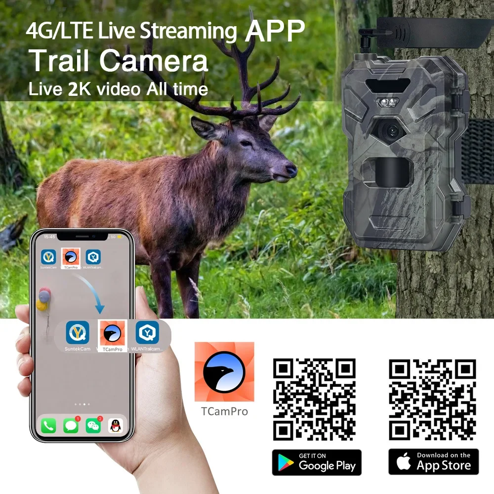 HC-880Pro 4G 30MP HD 2K trampa - Outdoor Hunting Camera Wireless reseña y precio