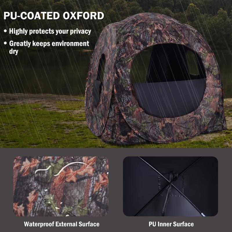 Carpa de Caza Plegable para 3  - Hunting & Outdoor Supplies Carterton Reviews reseña y precio