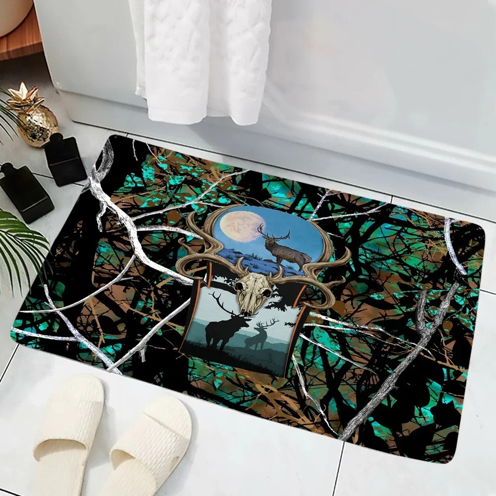Alfombra antideslizante con es - Hunting Outdoor Rug reseña y precio