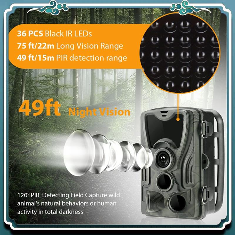 Cámara de Caza HC-801A 4K UHD  - Outdoor Hunting Camera Wireless reseña y precio