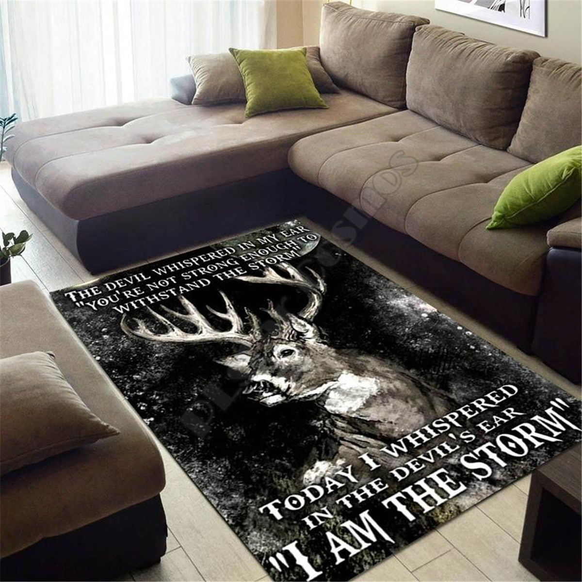 Alfombra con diseño de caza de - Hunting Outdoor Rug reseña y precio